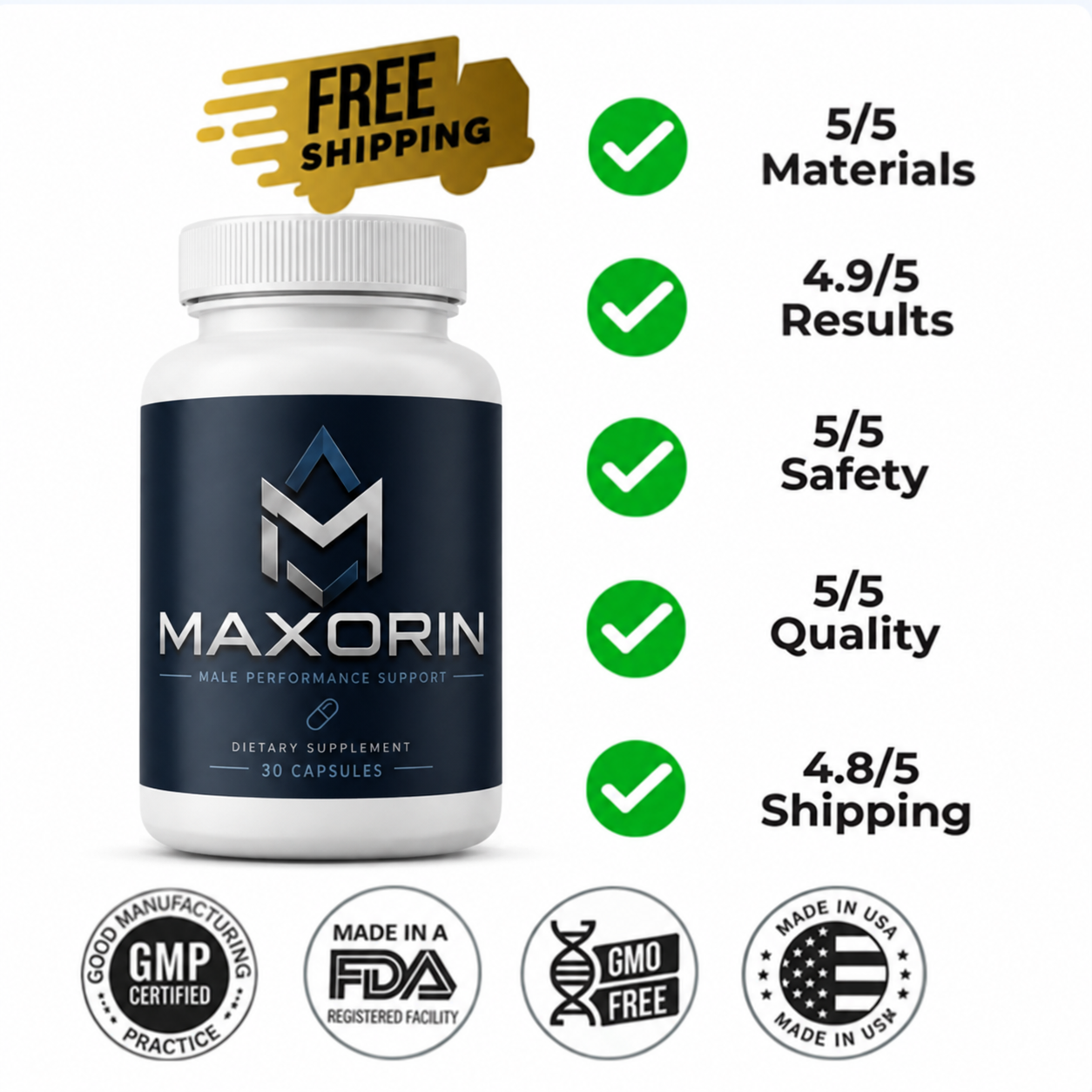 Maxorin pros and cons product graphic
